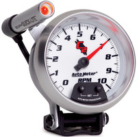 Auto Meter Gauge C2 Tachometer 3 3/4 in. 0-10K RPM Pedestal w/ EXT. Quick-Lite Analog Each AMT-7290
