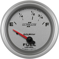 Auto Meter Gauge Ultra-Lite II Fuel Level 2 5/8 in. 73-10 Ohms Electrical Each AMT-7715