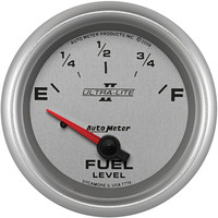 Auto Meter Gauge Ultra-Lite II Fuel Level 2 5/8 in. 240-33 Ohms Electrical Each AMT-7716