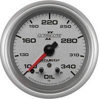 Auto Meter Gauge Ultra-Lite II Oil Temperature 2 5/8 in. 340 Degrees F Stepper Motor w/ Peak & Warn Each AMT-7756