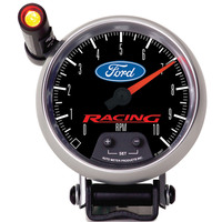 Auto Meter Gauge For Ford Racing Tachometer 3 3/4 in. 0-10K RPM Pedestal w/ EXT. Quick-Lite Analog Each AMT-880083