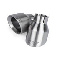 APR Tip Kit Double Wall Exhaust Tips 4in. in. Brushed Set of 2 APR-TPK0002