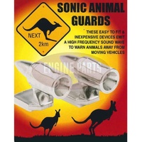 Sonic Animal Repeller Sonic Shoo Whistle Roo Kangaroo 4WD Car Truck Bus Chrome