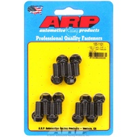 ARP Exhaust Header Bolt Kit Hex Head Black SB Chev V8 3/8" X .750" UHL 12-Pack ARP 100-1101