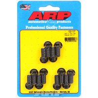 ARP Exhaust Header Bolt Kit Hex Head Black Universal 3/8" X .750" UHL 12-Pack ARP 100-1107