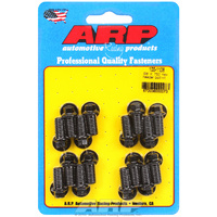 ARP Exhaust Header Bolt Kit Hex Head Black Universal 3/8" X .750" UHL 16-Pack ARP 100-1108