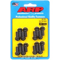 ARP Exhaust Header Bolt Kit Hex Head Black SB Chev V8 3/8" X .750" UHL 16-Pack ARP 100-1202