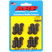 ARP Exhaust Header Bolt Kit 12-Point Black Universal 3/8" X .750" UHL 16-Pack ARP 100-1208