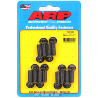 ARP Exhaust Header Bolt Kit 12-Point Black Universal 3/8" X 1.000" UHL 12-Pack ARP 100-1209