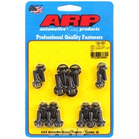 ARP Oil Pan Bolt Kit 12-Point Black Oxide SB Chev V8 1-Piece Rubber Pan Gasket ARP 134-1801