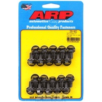 ARP Oil Pan Bolt Kit Hex Head Black Oxide SB Chrysler 318-340-360 Wedge V8 ARP 200-1802