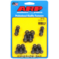 ARP Oil Pan Bolt Kit 12-Point Black Oxide SB Chev V8 With 2-Piece Pan Gasket ARP 234-1801