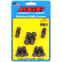 ARP Oil Pan Bolt Kit 12-Point Black Oxide SB Chev V8 With 2-Piece Pan Gasket ARP 234-1801