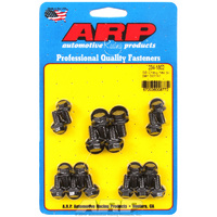 ARP Oil Pan Bolt Kit Hex Head Black Oxide SB Chev V8 With 2-Piece Pan Gasket ARP 234-1802