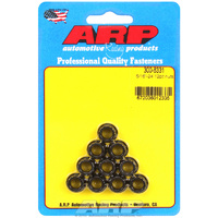 ARP 12-Point Nut Chrome Moly Black Oxide 5/16" UNF Thread 3/8" Socket 10-Pack ARP 300-8331