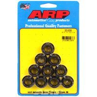 ARP 12-Point Nut Chrome Moly Black Oxide 9/16" UNF Thread 11/16" Socket 10-Pack ARP 300-8335