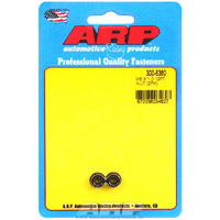 ARP 12-Point Nut Chrome Moly Black Oxide 6mm X 1.00 Thread 8mm Socket 2-Pack ARP 300-8380
