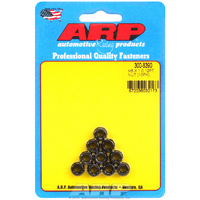 ARP 12-Point Nut Chrome Moly Black Oxide 6mm X 1.00 Thread 8mm Socket 10-Pack ARP 300-8390