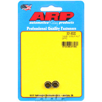 ARP 12-Point Nut Chrome Moly Black Oxide 1/4" UNC Thread 5/16" Socket 2-Pack