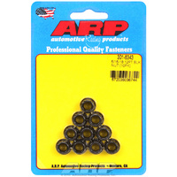 ARP 12-Point Nut Chrome Moly Black Oxide 5/16" UNC Thread 3/8" Socket 10-Pack ARP 301-8343