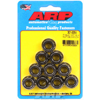 ARP 12-Point Nut Chrome Moly Black Oxide 7/16" UNF Thread 1/2" Socket 10-Pack ARP 301-8354
