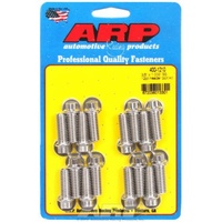 ARP Exhaust Header Bolt Kit 12-Point S/S Universal 3/8" X 1.000" UHL 16 Pack ARP 400-1210
