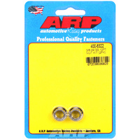 ARP 12-Point Nut Polished S/S 3/8" UNF Thread 7/16" Socket 2-Pack 400-8322 ARP 400-8322