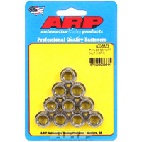ARP 12-Point Nut Polished S/S 7/16" UNF Thread 1/2" Socket 10-Pack 400-8333 ARP 400-8333