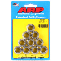 ARP 12-Point Nut Polished S/S 1/2" UNF Thread 9/16" Socket 10-Pack 400-8334 ARP 400-8334