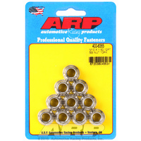 ARP 12-Point Nut Polished S/S 10mm X 1.50 Thread 12mm Socket 10-Pack 400-8365 ARP 400-8365