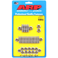 ARP Oil Pan Stud Kit Hex Nut Stainless Steel SB Chev V8 2-Piece Pan Gasket ARP 434-1901