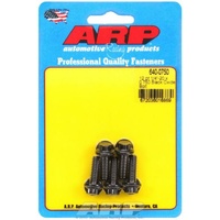 ARP 5-Pack Bolt Kit 12-Point Head Black 1/4" UNC x .750" UHL 5/16" Socket Head ARP 640-0750