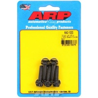 ARP 5-Pack Bolt Kit 12-Point Head Black 1/4" UNC x 1.000" UHL 5/16" Socket Head ARP 640-1000