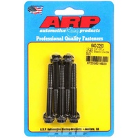 ARP 5-Pack Bolt Kit 12-Point Head Black 1/4" UNC x 2.250" UHL 5/16" Socket Head ARP 640-2250