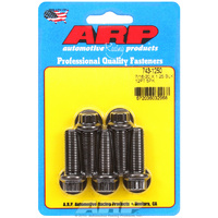 ARP 5-Pack Bolt Kit 12-Point Head Black 7/16" UNF x 1.250" UHL 7/16" Socket Head ARP 743-1250