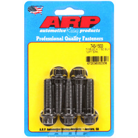 ARP 5-Pack Bolt Kit 12-Point Head Black 7/16" UNF x 1.500" UHL 7/16" Socket Head ARP 743-1500