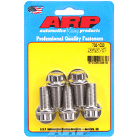 ARP 5-Pack Bolt Kit 12-Point Head S/S 1/2" UNF x 1.000" UHL 9/16" Socket Head ARP 755-1000
