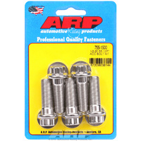 ARP 5-Pack Bolt Kit 12-Point Head S/S 1/2" UNF x 1.500" UHL 9/16" Socket Head ARP 755-1500