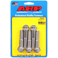 ARP 5-Pack Bolt Kit 12-Point Head S/S 1/2" UNF x 2.250" UHL 9/16" Socket Head ARP 755-2250