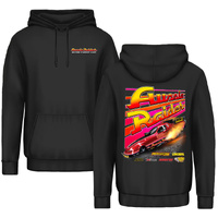 Aeroflow Aussie Raider Nitro Funny Car Hoodie, Medium - Black with Full Colour Design Print on Back with Logo on Front