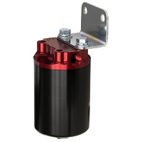 Aeromotive Canister 100 Micron High-Flow Fuel Filter 3/8" NPT Ports Red/Black