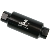 Aeromotive In-Line Fuel Filter Black 100 Micron S/S Element -10 ORB ARO12324