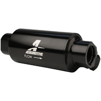 Aeromotive In-Line Fuel Filter Black 100 Micron S/S -10 ORB -6 ORB Secondary