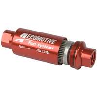 Aeromotive 40 Micron High Flow Fuel Filter -10 Ports Red Anodised ARO12335