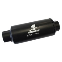 Aeromotive In-Line Fuel Filter Black 40 Micron S/S Element With -12 ORB ARO12343