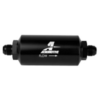 Aeromotive In-Line Fuel Filter Black 10 Micron S/S Element -6AN Male Ends