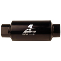 Aeromotive In-Line Fuel Filter Black 10 Micron Microglass Element  -10AN Female