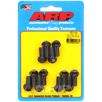 ARP Exhaust Header Bolt Kit Hex Head Black SB Chev V8 3/8" X .750" UHL 12-Pack ARP-100-1101 ARP 100-1101