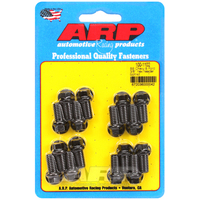 ARP Exhaust Header Bolt Kit Hex Head Black BB Chev V8 3/8" X .750" UHL 16-Pack ARP-100-1102 ARP 100-1102