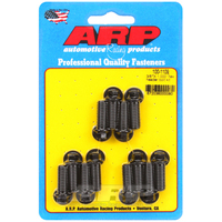 ARP Exhaust Header Bolt Kit Hex Head Black Universal 3/8" X 1.000" UHL 12-Pack ARP-100-1109 ARP 100-1109